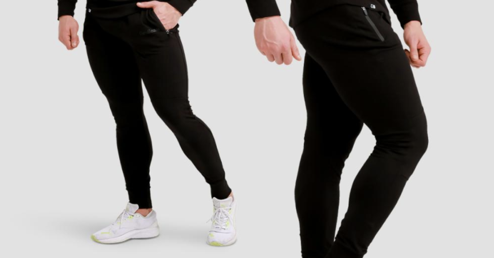 Tepláky Urban Black - GymBeam 