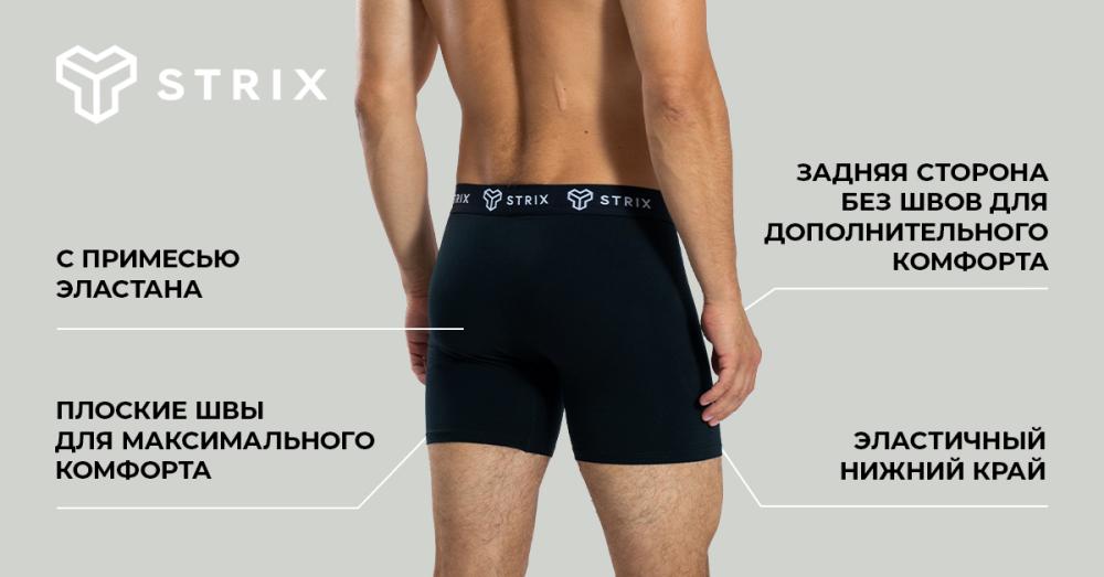 Мужские боксеры Essential 2Pack Black - STRIX