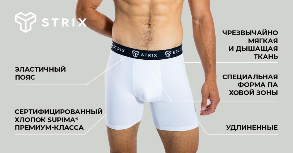 Мужские боксеры Essential 2Pack Black - STRIX