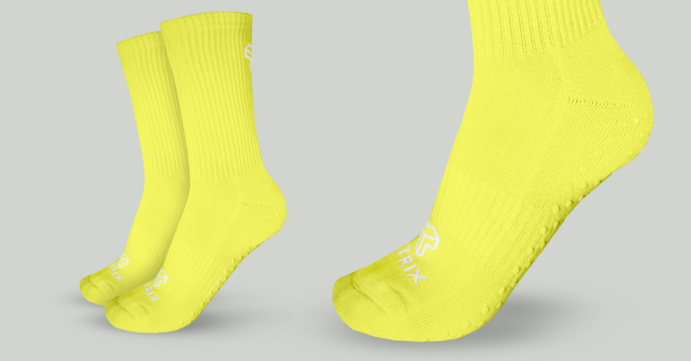 Шкарпетки функціональні Crew Socks Chartreuse - STRIX