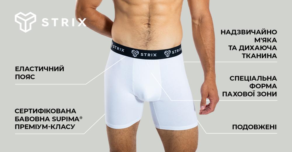 Чоловічі Essential Boxers 2Pack Black - STRIX
