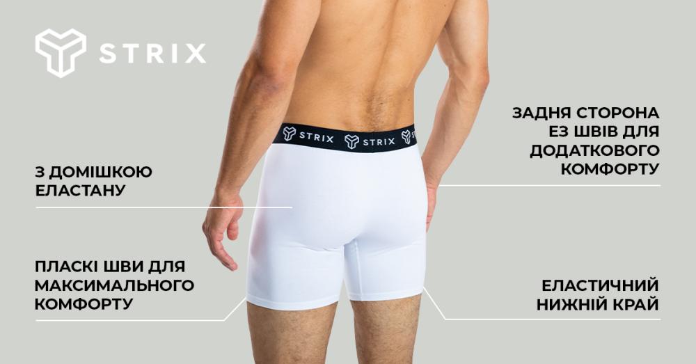Чоловічі боксери Essential 2Pack Black - STRIX