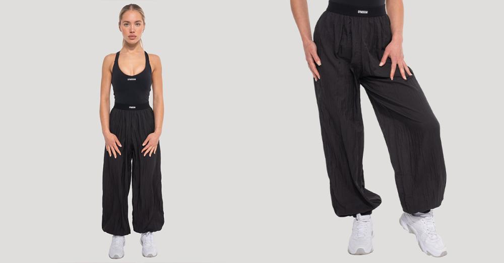 Women‘s Flow Pants Black - GymBeam