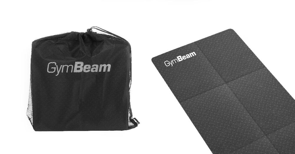 Складной коврик Yoga Mat Black - GymBeam