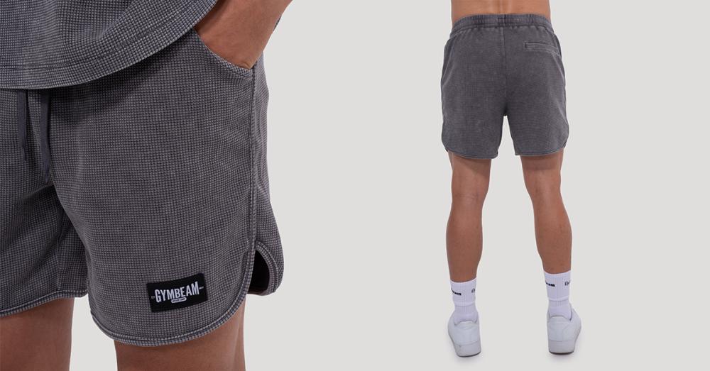 Persistence Washed Shorts Gray - GymBeam