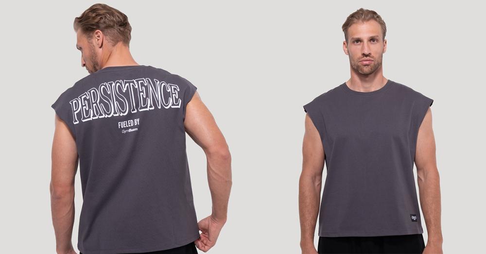 Теніска Persistence Gray - GymBeam