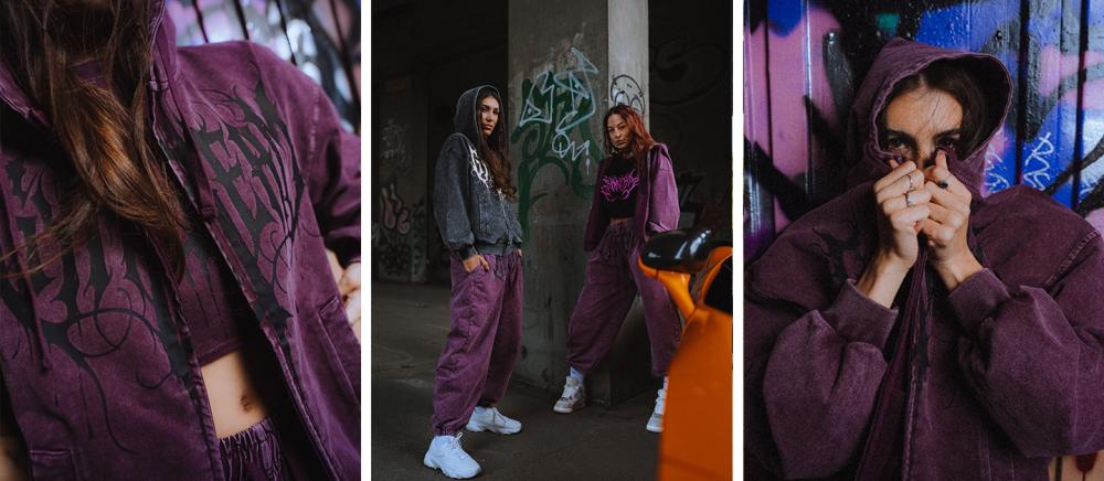 Women‘s Abyss Hoodie Raisin - GymBeam