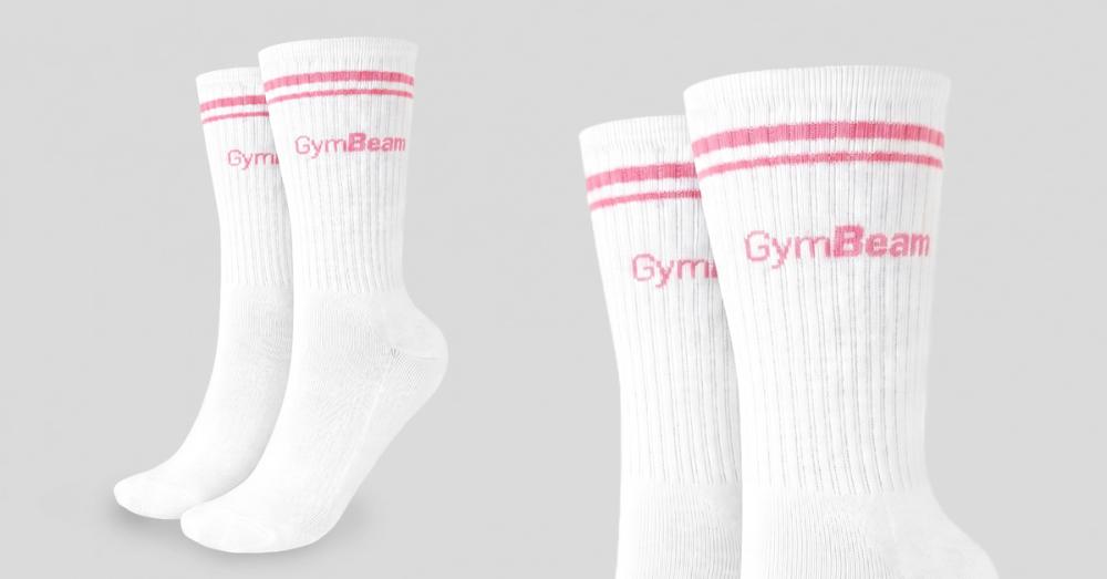 Crew Socks Pink - GymBeam