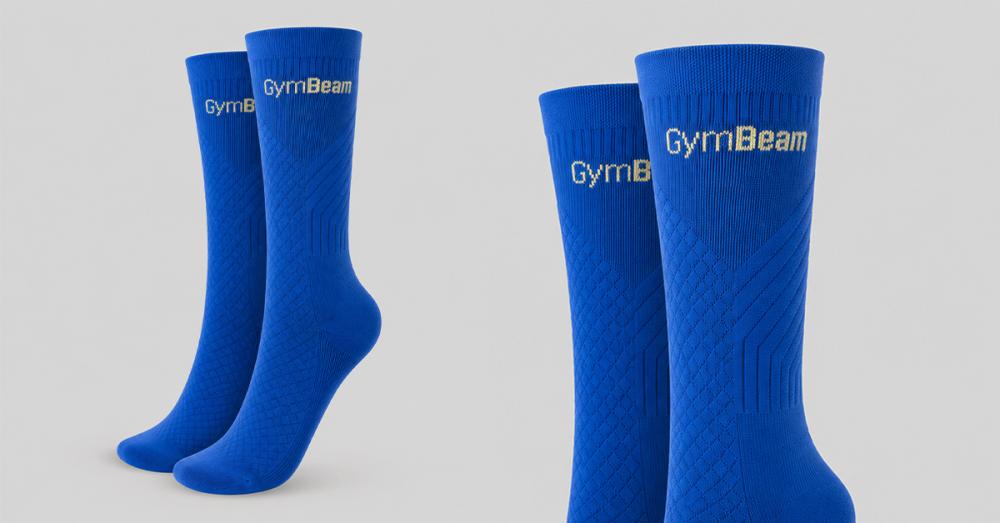 Бігові шкарпетки Blue - GymBeam