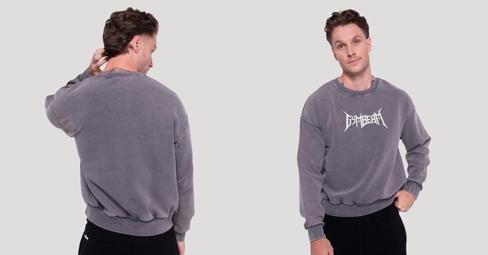 Spike Sweatshirt Gray - GymBeam