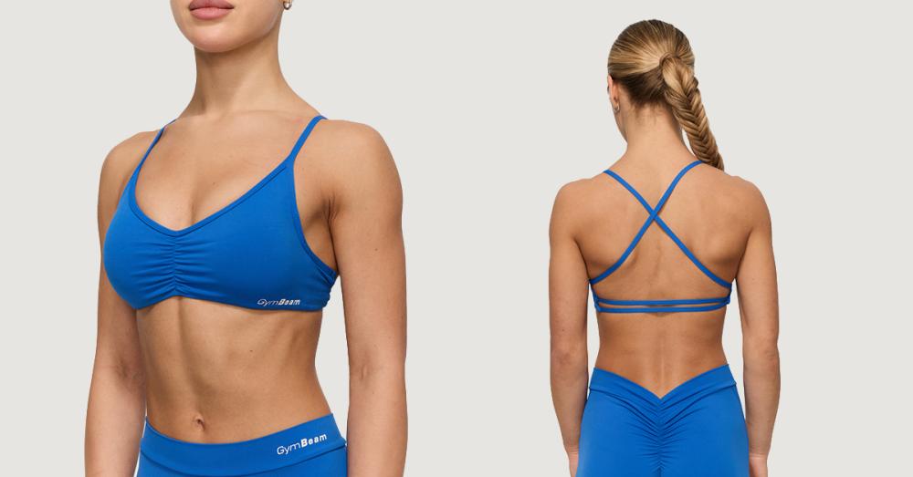 Fierce Sports Bra Blue - GymBeam