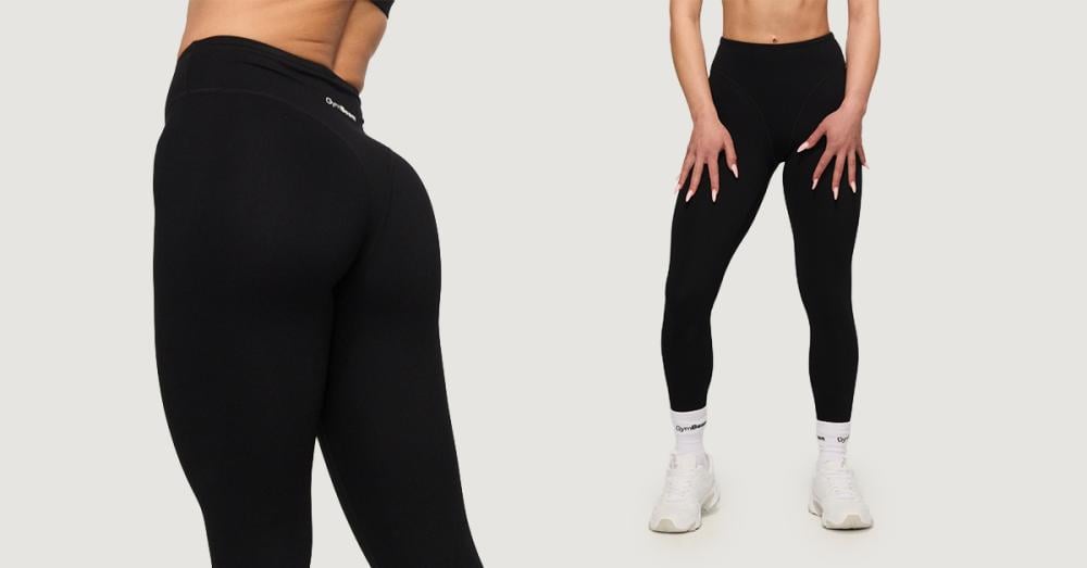 Women‘s Fierce Leggings Black - GymBeam