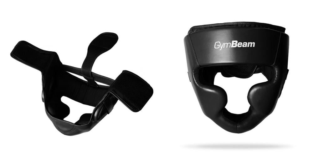 Боксерський шолом Striker чорний - GymBeam