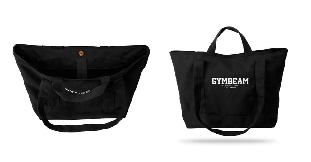 Спортивна сумка Athletic Club чорна — GymBeam