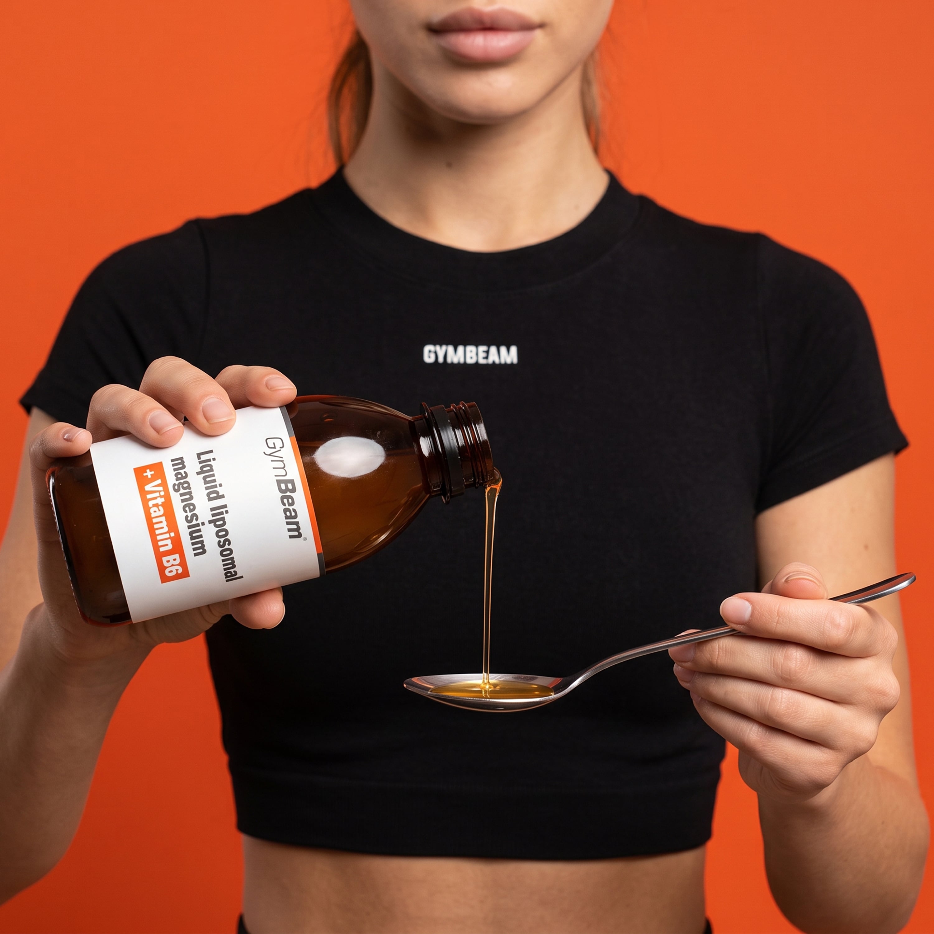 Жидкий липосомальный магний - GymBeam 200 ml - Малина