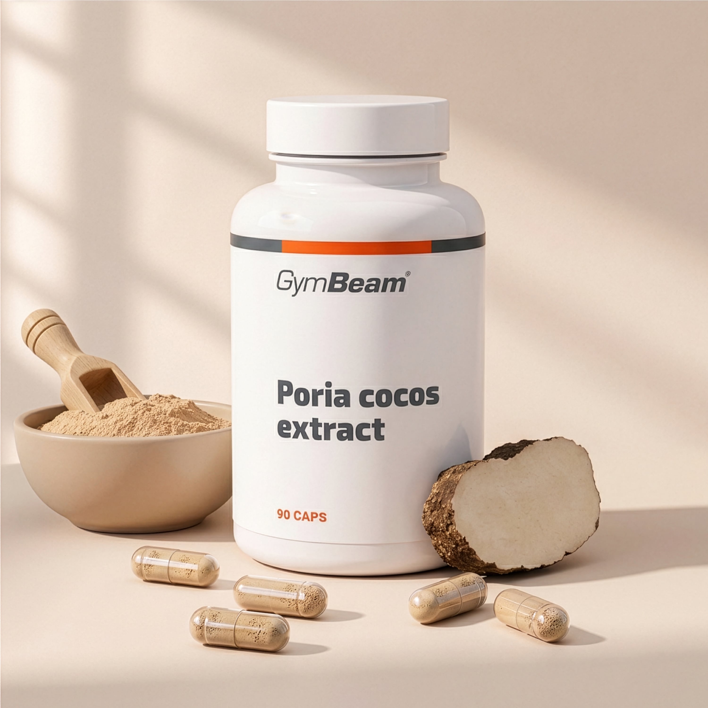 Екстракт Poria cocos - GymBeam 90 капсул