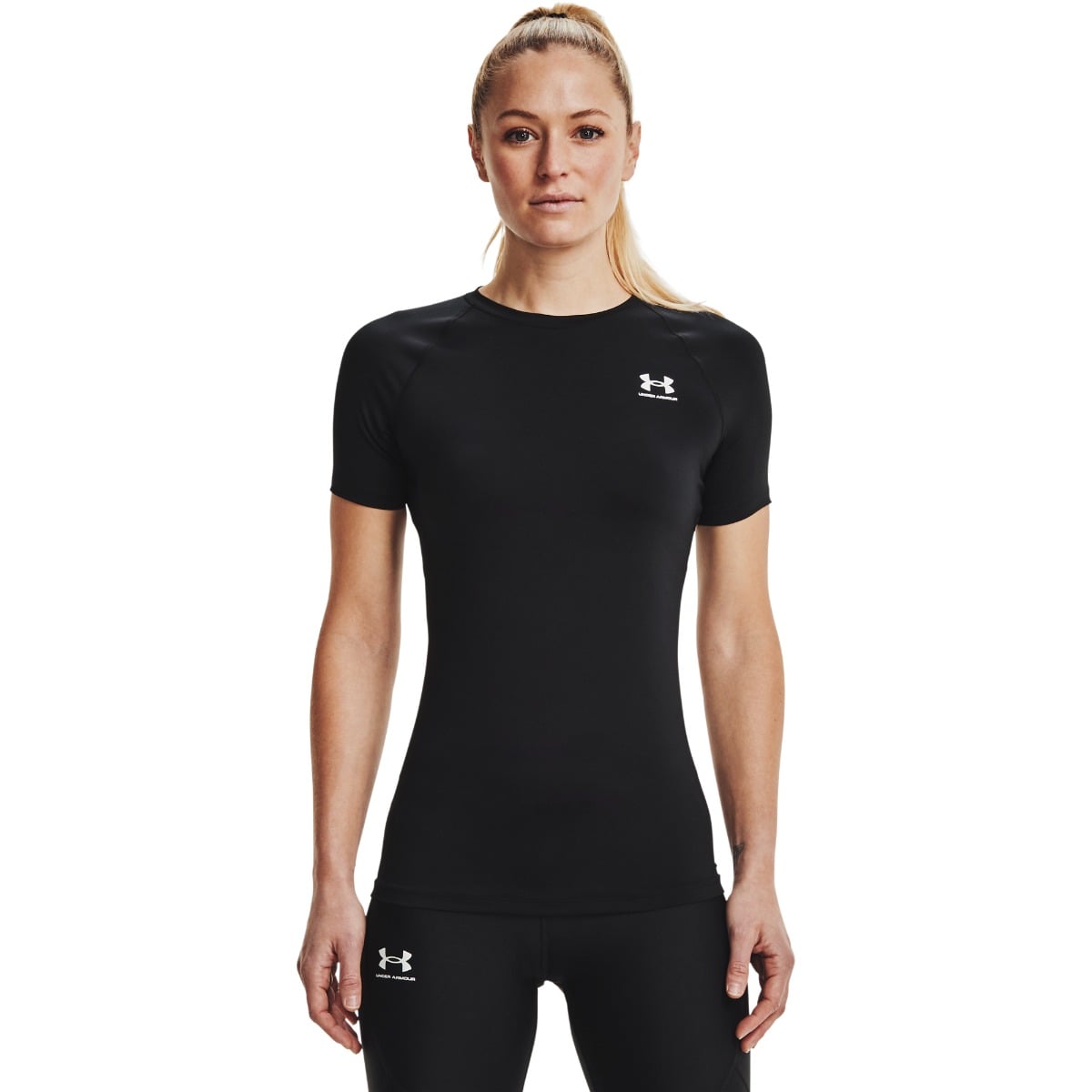Жіноча футболка HG Authentics Comp SS чорна - Under Armour