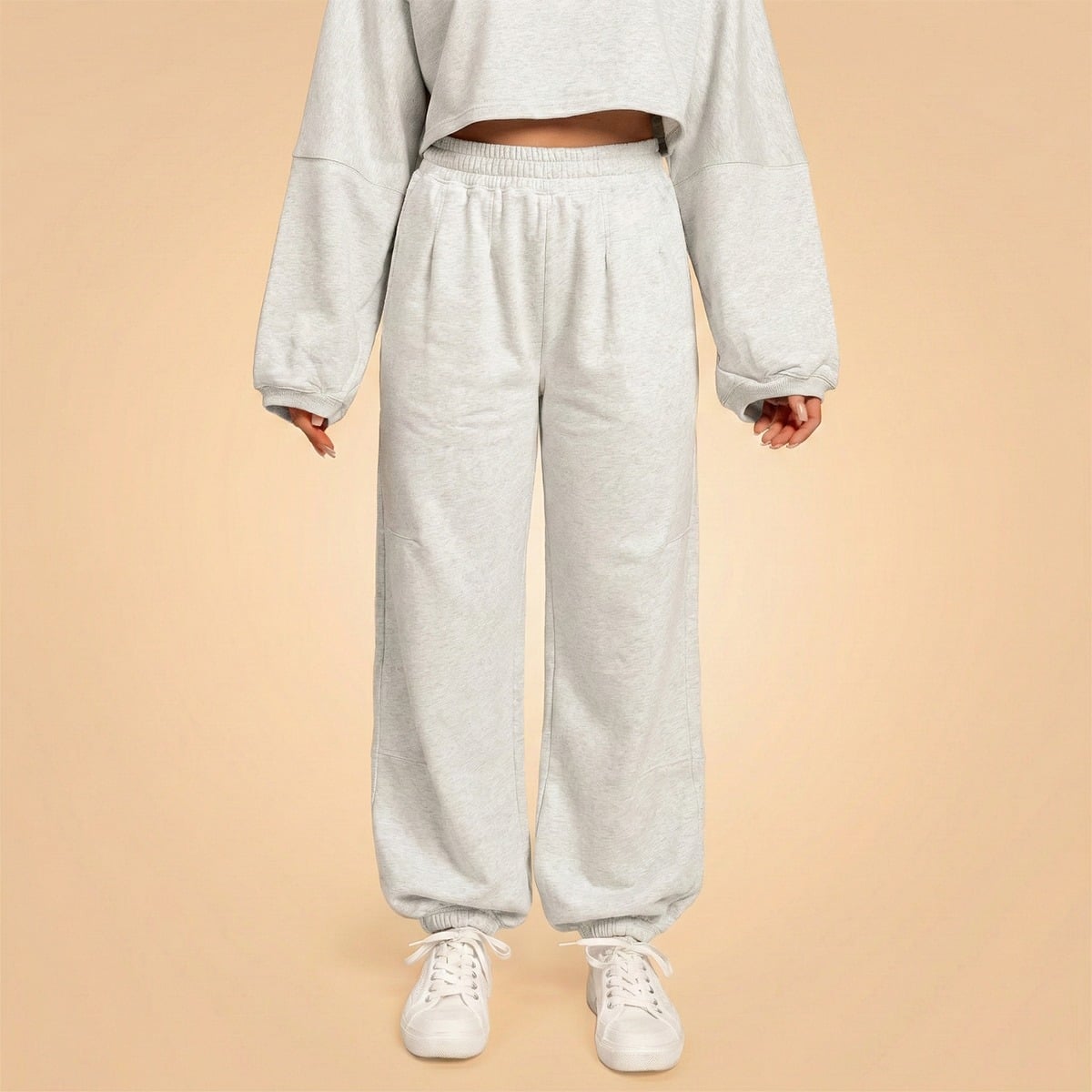 Женские джоггеры Bliss серые - BeastPink