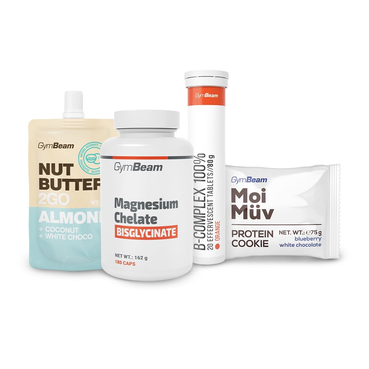 Магній хелат (бісгліцинат) - GymBeam + Подарки