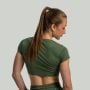 Женская футболка Essential CropTop Кедровый зеленый - STRIX L