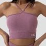Спортивный топ Halter FLO Violet - GymBeam XL
