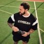 Футболка Varsity из плотной ткани черная - GymBeam XXL