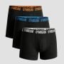 Men‘s FIT Boxers 3Pack Black - GymBeam XXXL