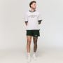 Белая футболка свободного кроя Varsity- GymBeam XXXL