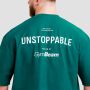 Чоловіча оверсайз футболка Unstoppable зелена - GymBeam L