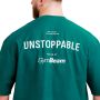Чоловіча оверсайз футболка Unstoppable зелена - GymBeam L