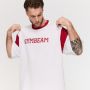 Футболка Varsity из плотной ткани белая - GymBeam XXL