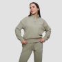 Жіночий джемпер Agile 1/2 Zip Sage - GymBeam XL