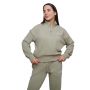 Жіночий джемпер Agile 1/2 Zip Sage - GymBeam XL