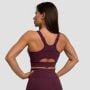 Спортивний топ Cut-Out баклажановий - GymBeam XXL