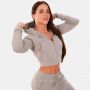Женская толстовка Zip-up TRN Grey - GymBeam L