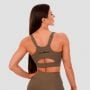 Cut-Out Sports Bra Olive - GymBeam M