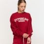 Женский свитшот Varsity красный - GymBeam XXL
