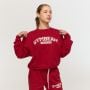 Женский свитшот Varsity красный - GymBeam XXL