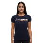 Women‘s Grow T-shirt Navy - GymBeam XXL