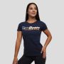 Women‘s Grow T-shirt Navy - GymBeam XXL