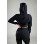Жіночий худі Essential Cropped Black - STRIX S