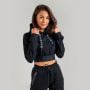 Жіночий худі Essential Cropped Black - STRIX S