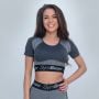 Спортивный топ Ultrafit Heather Grey - GymBeam серый - XS