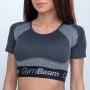 Спортивный топ Ultrafit Heather Grey - GymBeam серый - XS