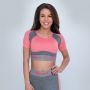 Спортивный топ Ultrafit Heather Pink - GymBeam розовый - XS