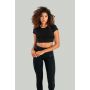 Жіноча футболка Essential CropTop Black - STRIX L