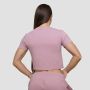 Женская укороченная футболка Agile розовый - GymBeam L