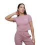 Женская укороченная футболка Agile розовый - GymBeam L