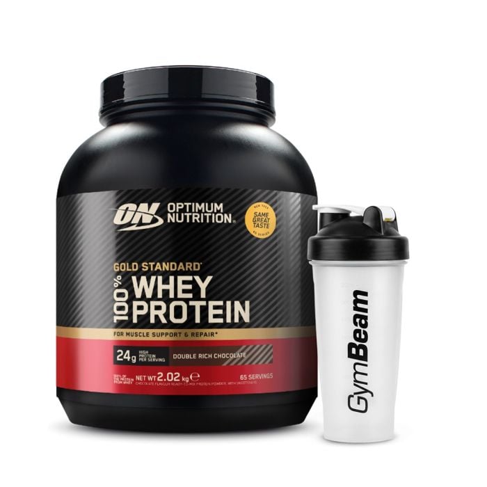 100% Whey Gold Standard - Optimum Nutrition 2015 g - подвійний насичений шоколад