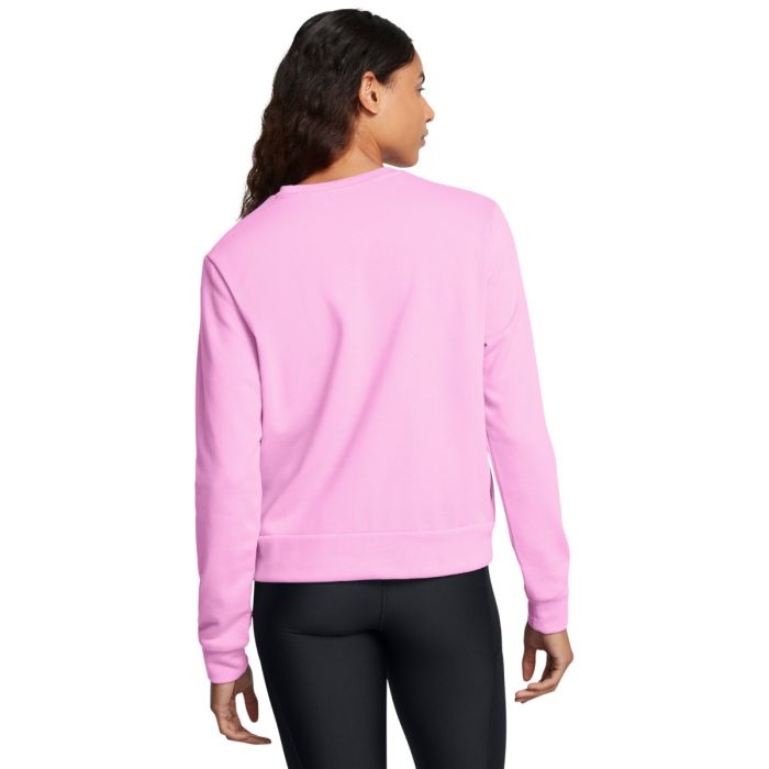 Women‘s sweatshirt Rival Terry Crew Pink - Under Armour L